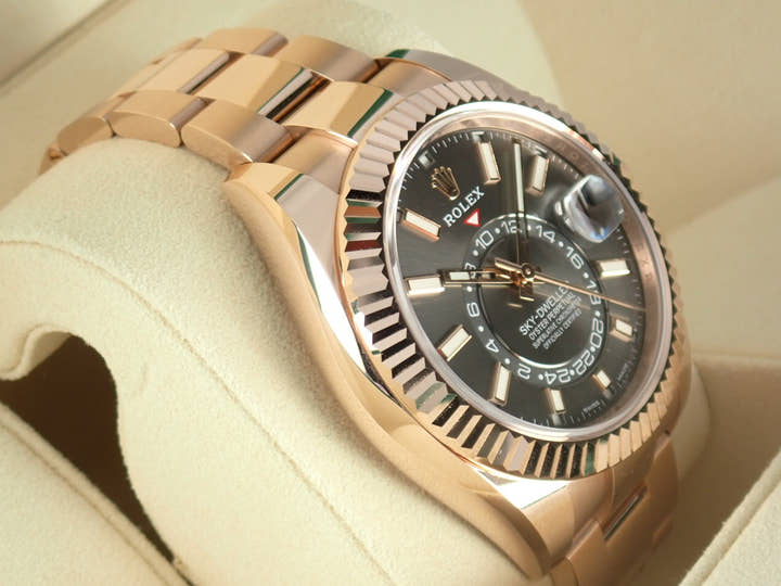 ロレックス スカイドゥエラー Ref.326935 ダークロジウム文字盤 未使用 sky-dweller-14 オイスターブレスレット