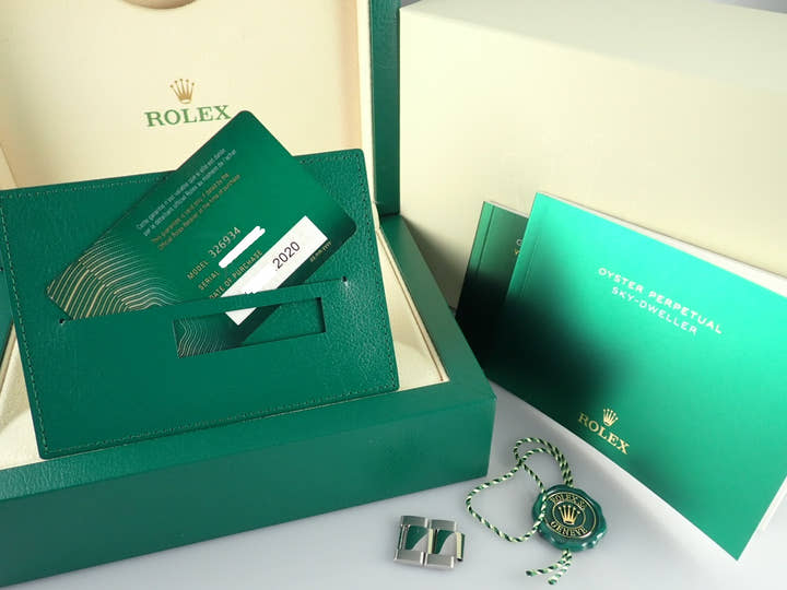 Rolex Sky-Dweller Ref. 326934, blue dial, unused, sky-dweller-15, Oyster bracelet.
