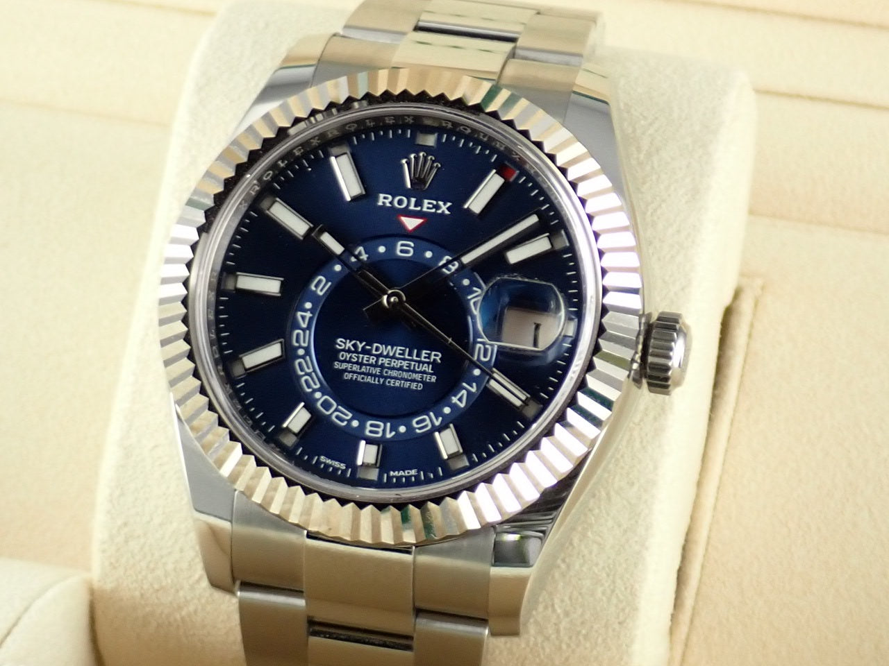 Sky dweller blue discount