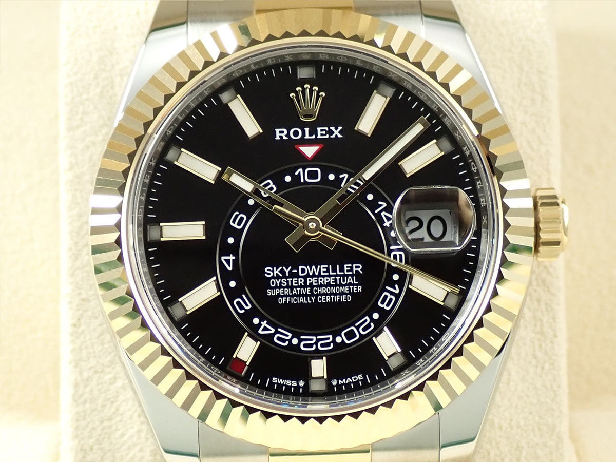 ロレックス スカイドゥエラー Ref.336933 ブラック文字盤 未使用 R1LKJKWV
