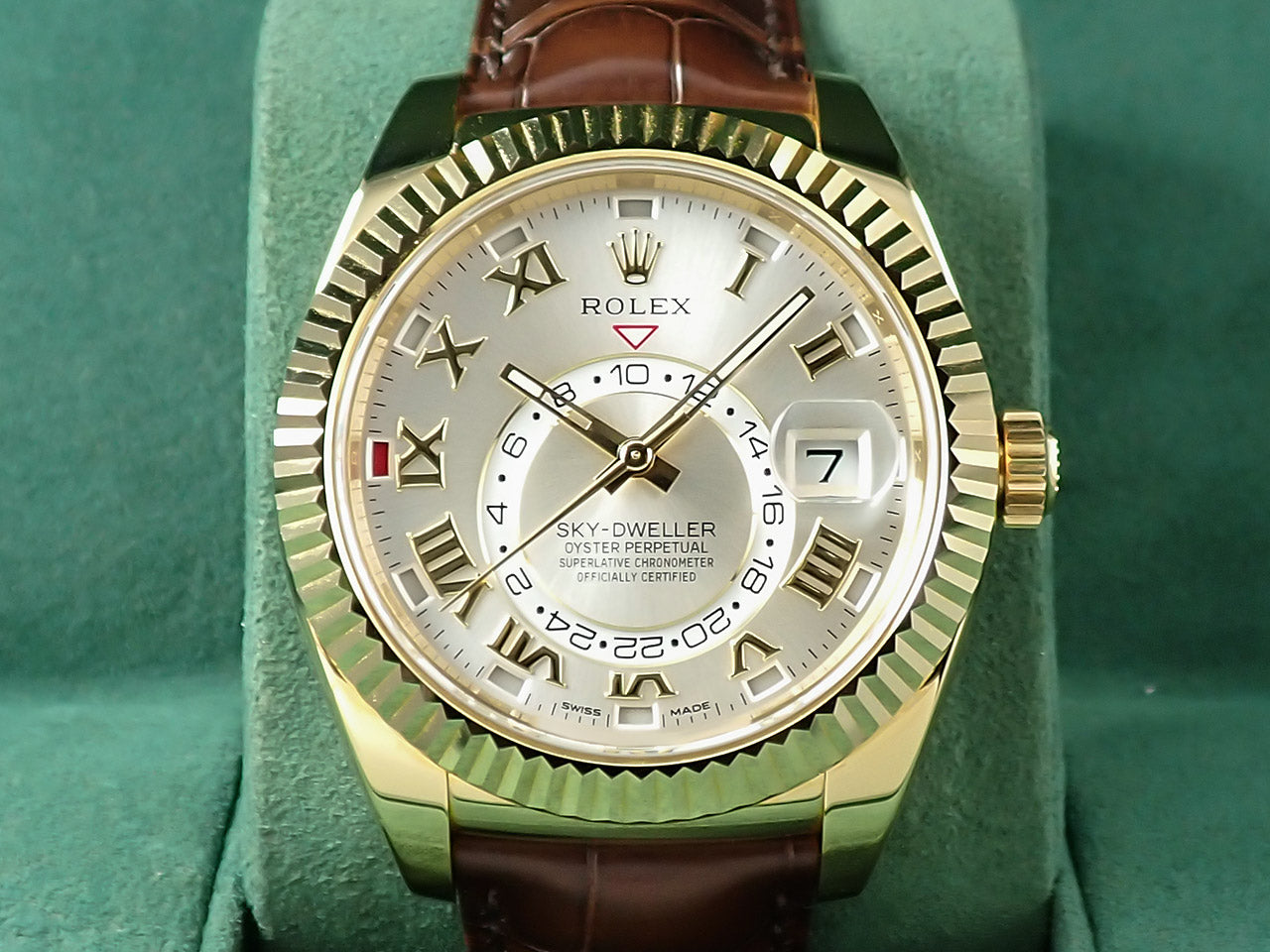 Rolex Sky-Dweller Ref.326138 18KYG Silver Dial