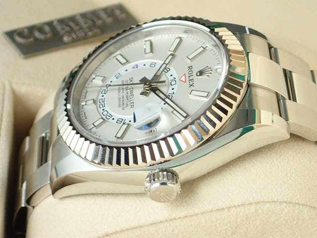 ロレックス スカイドゥエラー Ref.326934 ホワイト文字盤 未使用 sky-dweller-4 オイスターブレスレット