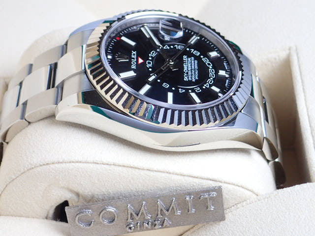 ロレックス スカイドゥエラー Ref.326934 ブラック文字盤 未使用 sky-dweller オイスターブレスレット