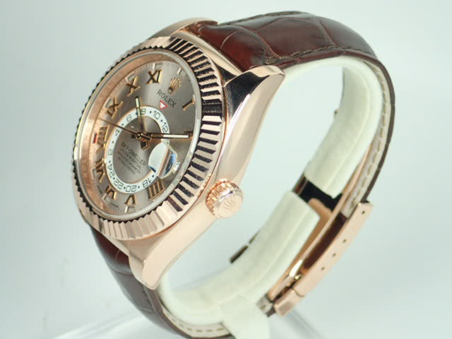 ロレックス スカイドゥエラー Ref.326135 サンダストローマ文字盤 中古 sky-dweller-6