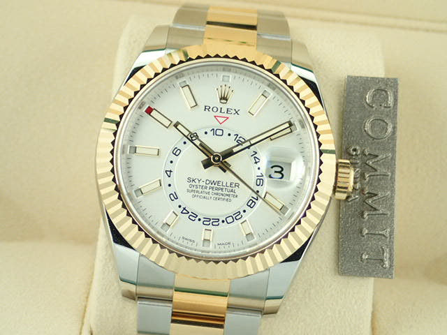 ロレックス スカイドゥエラー Ref.326933 ホワイト文字盤 美品 sky-dweller-7