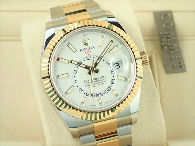 ロレックス スカイドゥエラー Ref.326933 ホワイト文字盤 美品 sky-dweller-7