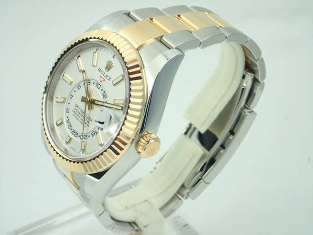 ロレックス スカイドゥエラー Ref.326933 ホワイト文字盤 美品 sky-dweller-7 オイスターブレスレット