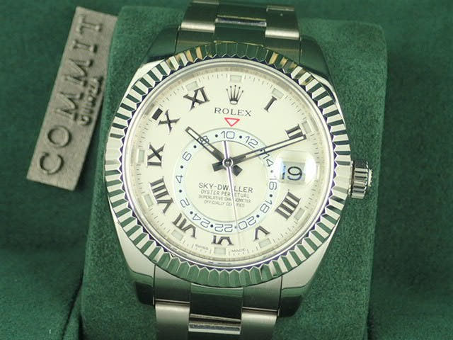 ロレックス スカイドゥエラー Ref.326939 アイボリーローマン文字盤 中古 sky-dweller-8