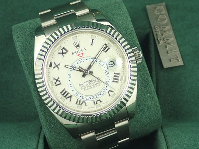 ロレックス スカイドゥエラー Ref.326939 アイボリーローマン文字盤 中古 sky-dweller-8