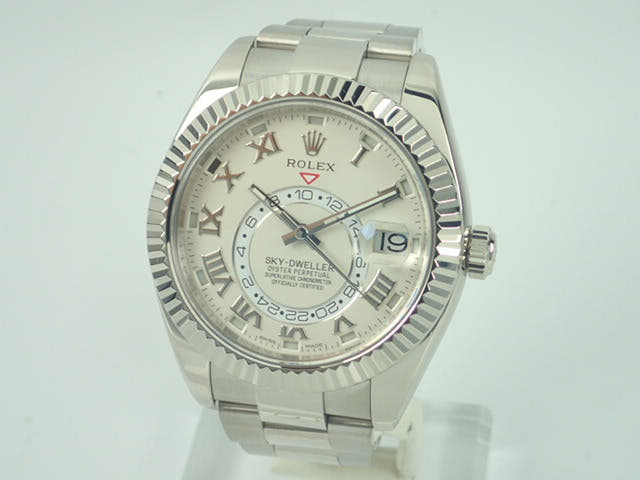 ロレックス スカイドゥエラー Ref.326939 アイボリーローマン文字盤 中古 sky-dweller-8