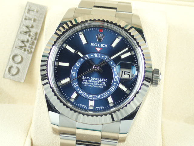 Rolex Sky-Dweller Ref. 326934 Blue Dial, Pre-owned, Oyster Bracelet (sky-dweller-9)