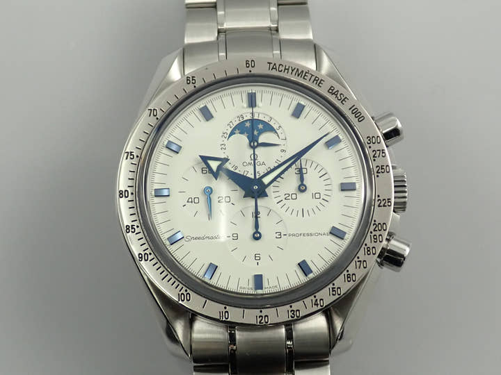 オメガ スピードマスター Ref.3575-20 ホワイト文字盤 中古 885866W4