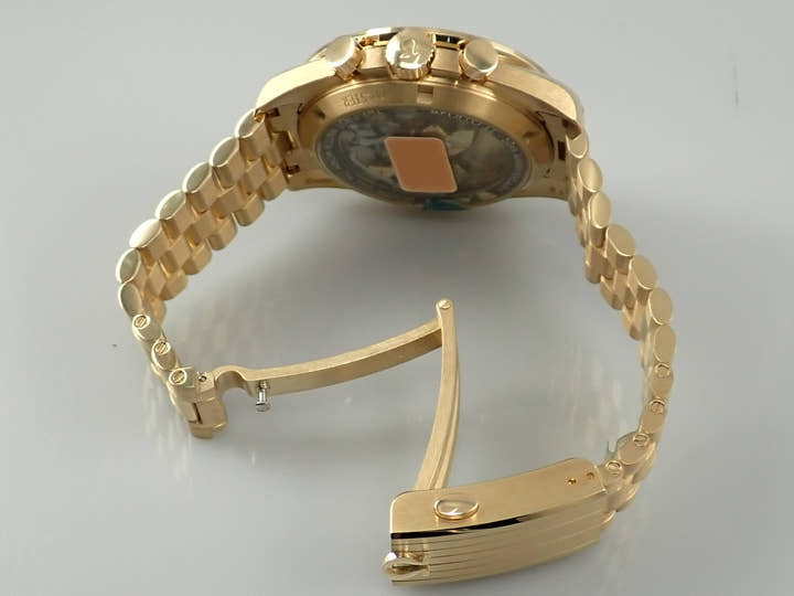 Omega Speedmaster Co-Axial Master Chronometer Chronograph Apollo 11 50th Anniversary Ref.310.60.42.50.99.001 Yellow Dial Excellent Condition 6096Y142