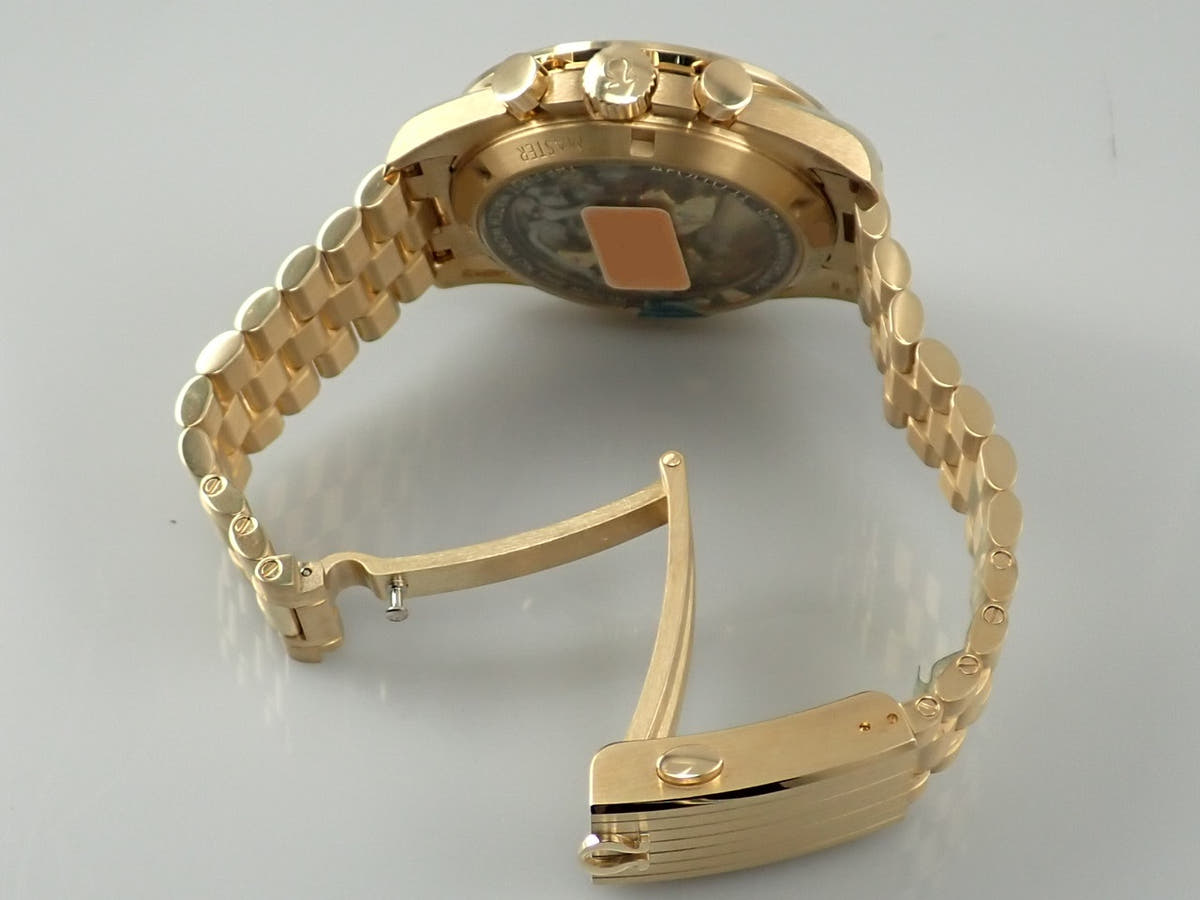 オメガ スピードマスター コーアクシャル マスター クロノメーター クロノグラフ アポロ11号 50周年 Ref.310.60.42.50.99.001 イエロー文字盤 美品 6096Y142