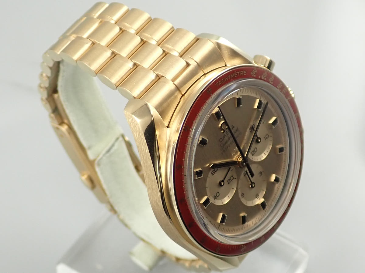 オメガ スピードマスター コーアクシャル マスター クロノメーター クロノグラフ アポロ11号 50周年 Ref.310.60.42.50.99.001 イエロー文字盤 美品 6096Y142