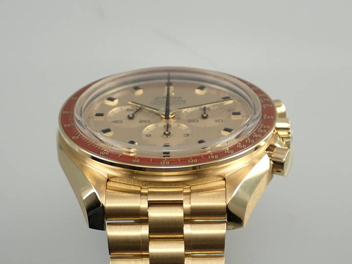 Omega Speedmaster Co-Axial Master Chronometer Chronograph Apollo 11 50th Anniversary Ref.310.60.42.50.99.001 Yellow Dial Excellent Condition 6096Y142