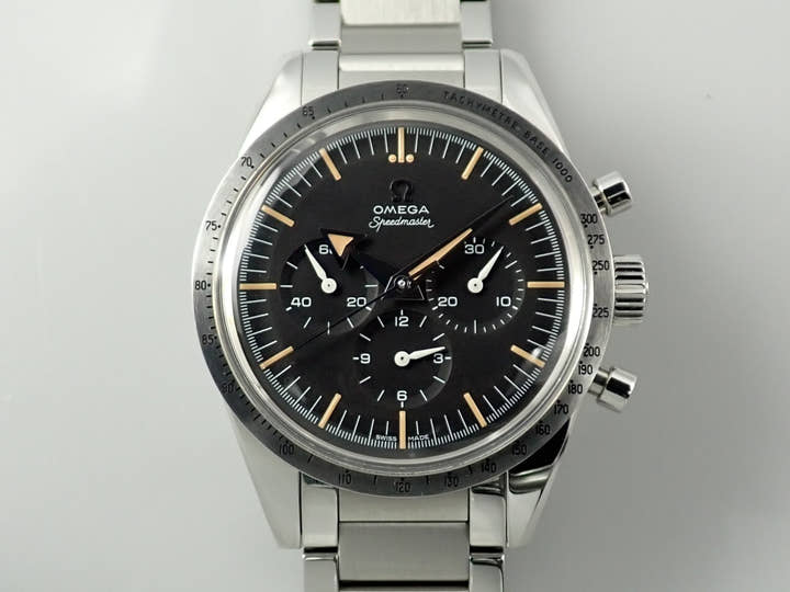 オメガ スピードマスター '57 クロノグラフ 38.6MM Ref.311.10.39.30.01.001 ブラック文字盤 極美品 4H9HV369