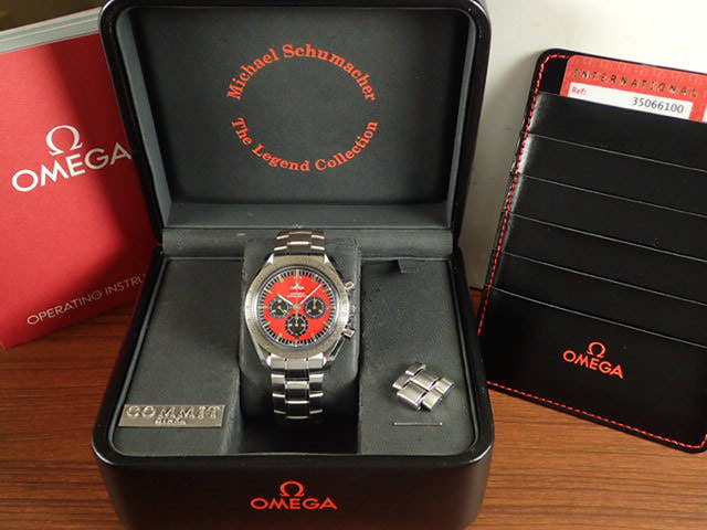 Omega Speedmaster Ref.3506.61.00 Red Dial Used speed-master-2