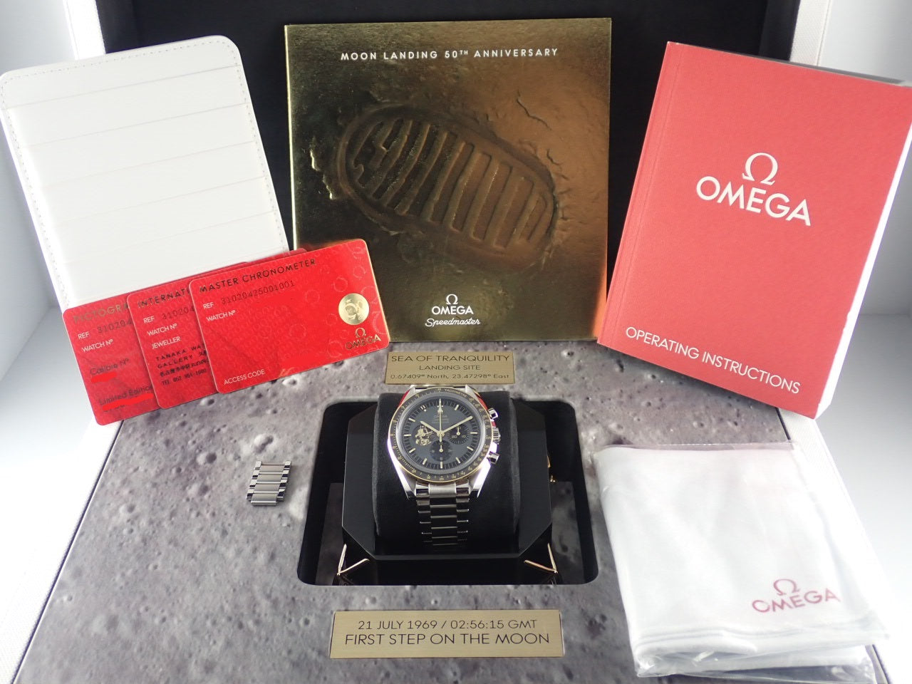 Omega Speedmaster Moonwatch Apollo 11 50th Anniversary Model Limited to 6,969 pieces worldwide &lt;Warranty, box, etc.&gt;