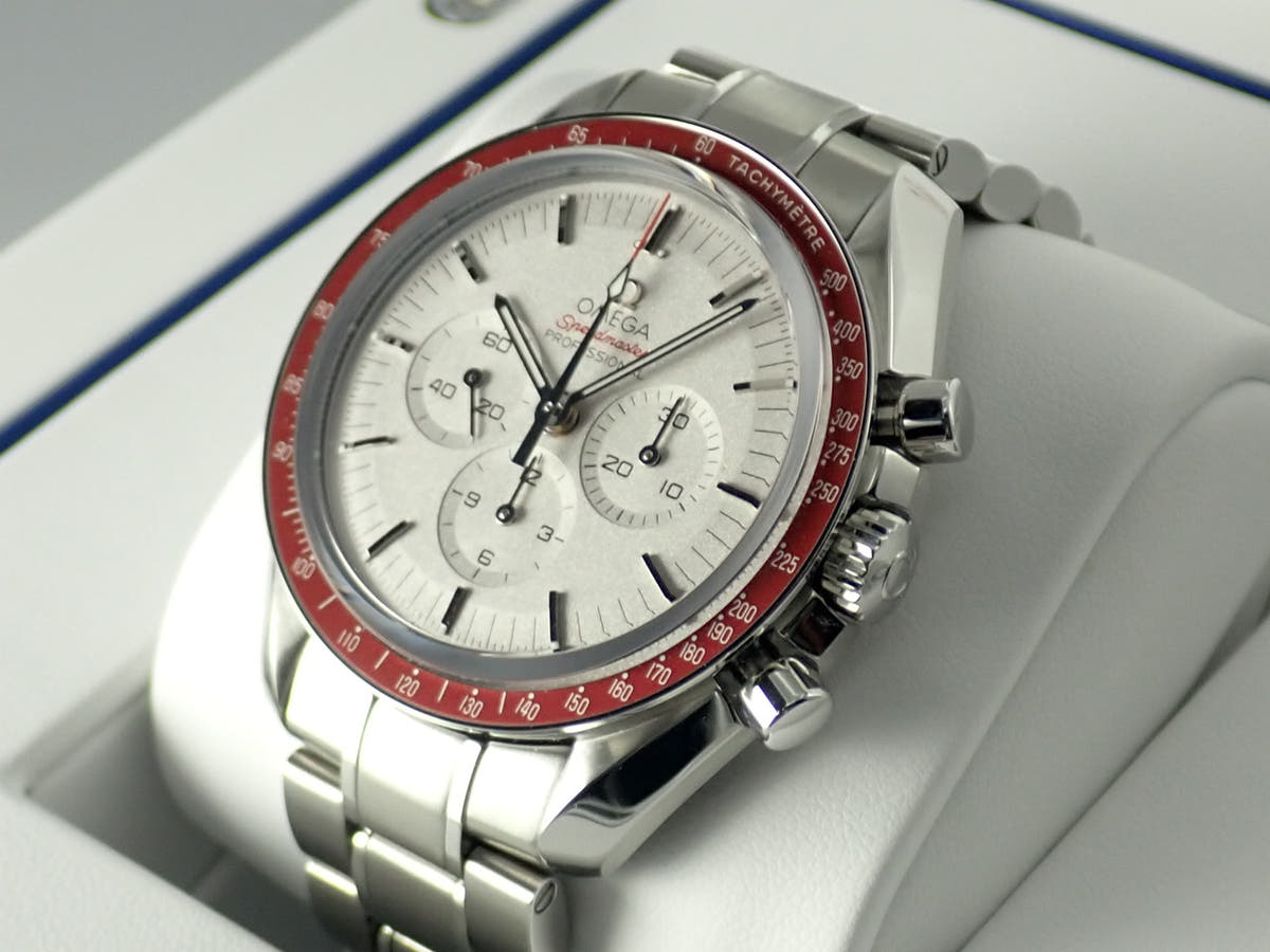 オメガ スピードマスター クロノグラフ 42mm 東京2020 リミテッド エディション Ref.522.30.42.30.06.001 グレー文字盤 極美品 0Q36TM2I