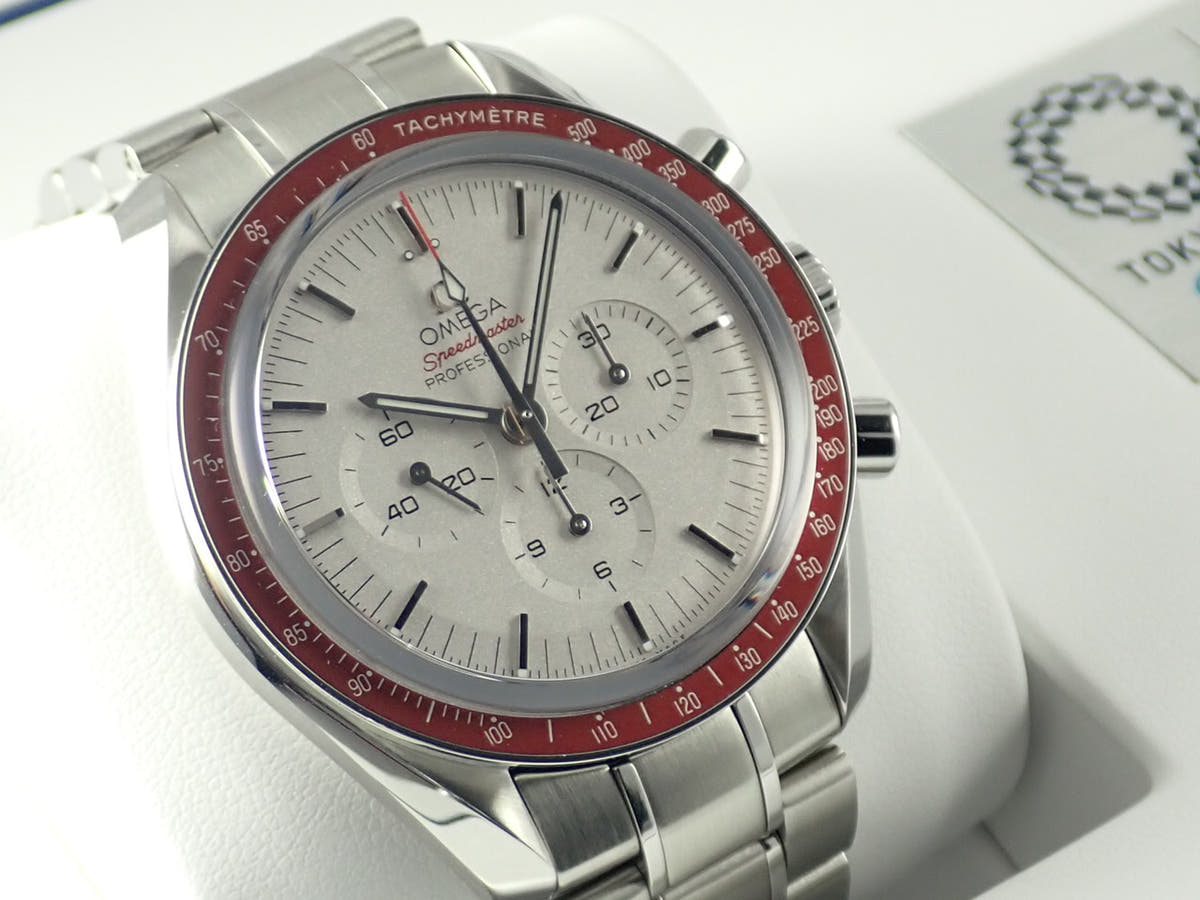 オメガ スピードマスター クロノグラフ 42mm 東京2020 リミテッド エディション Ref.522.30.42.30.06.001 グレー文字盤 極美品 0Q36TM2I
