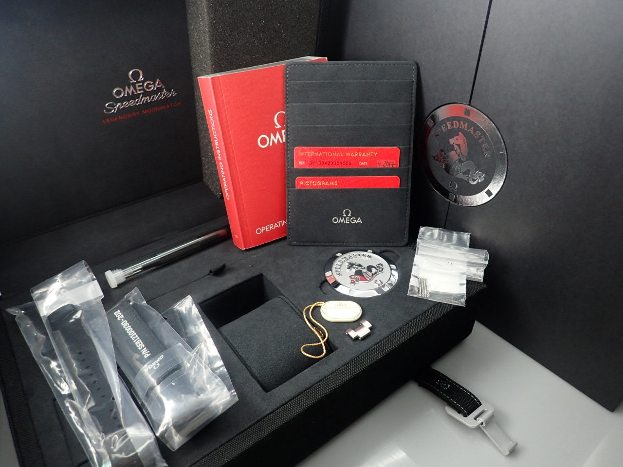 Omega Speedmaster &lt;Warranty, Box, etc.&gt;