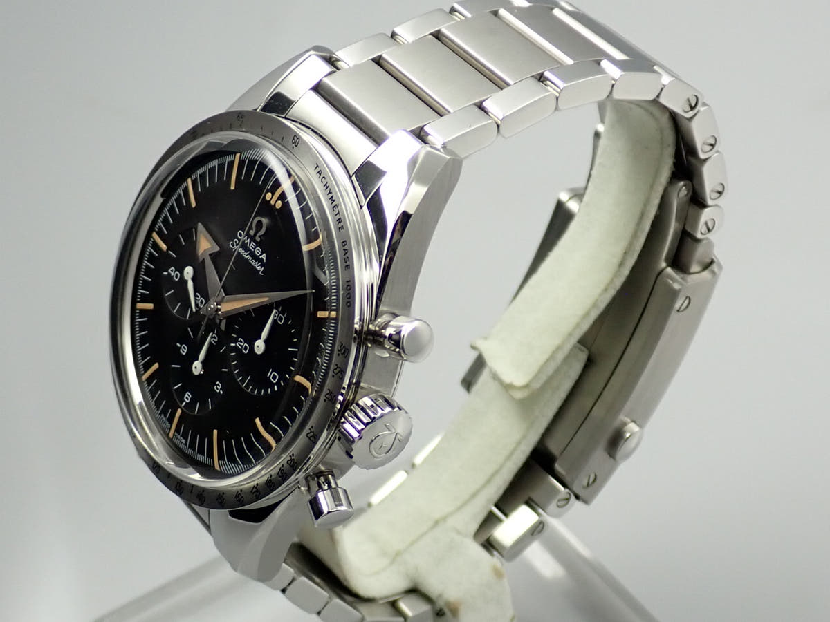 オメガ スピードマスター '57 クロノグラフ 38.6MM Ref.311.10.39.30.01.001 ブラック文字盤 極美品 747S9RHM