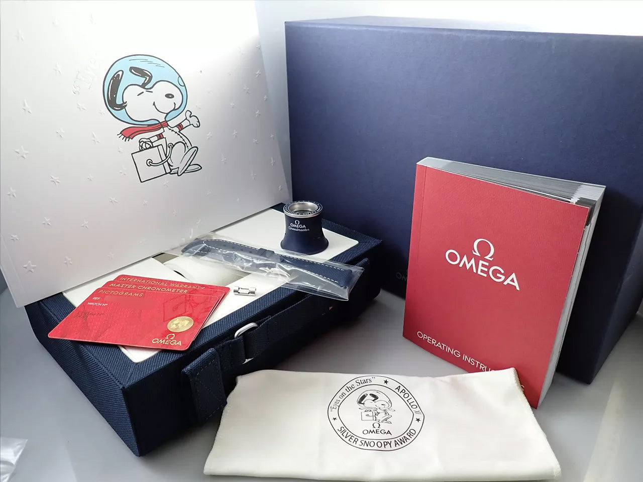 OMEGA Speedmaster Silver Snoopy Award Apollo 13 50th Anniversary &lt;Warranty, Box, etc.&gt;