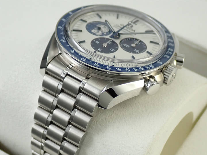 オメガ スピードマスター シルバースヌーピーアワード アポロ13号 50周年記念 Ref.310.32.42.50.02.001 シルバー文字盤 極美品 24W7F4TF