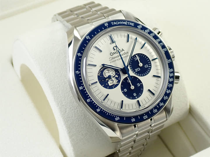 オメガ スピードマスター シルバースヌーピーアワード アポロ13号 50周年記念 Ref.310.32.42.50.02.001 シルバー文字盤 極美品 24W7F4TF