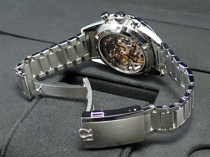 オメガ スピードマスター キャリバー321 クロノグラフ 39.7MM Ref.311.30.40.30.01.001 ブラック文字盤 美品 C86SK3MF