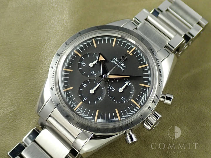 オメガ スピードマスター '57 クロノグラフ 38.6MM Ref.311.10.39.30.01.001 ブラック文字盤 中古 49Y5CLKA