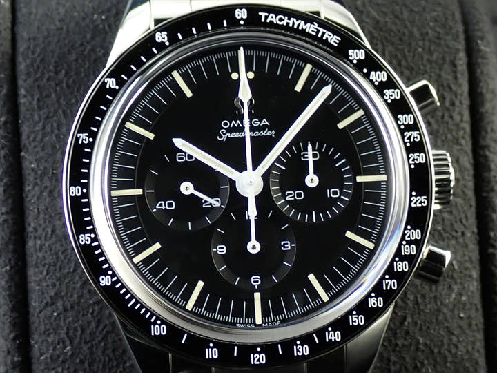 オメガ スピードマスター キャリバー321  Ref.311.30.40.30.01.001 ブラック文字盤 極美品 6C93XFH6