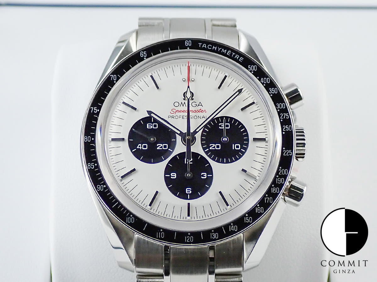 オメガ スピードマスター 記念モデル クロノグラフ 42MM Ref.522.30.42.30.04.001 シルバー文字盤 美品 4198H1TA