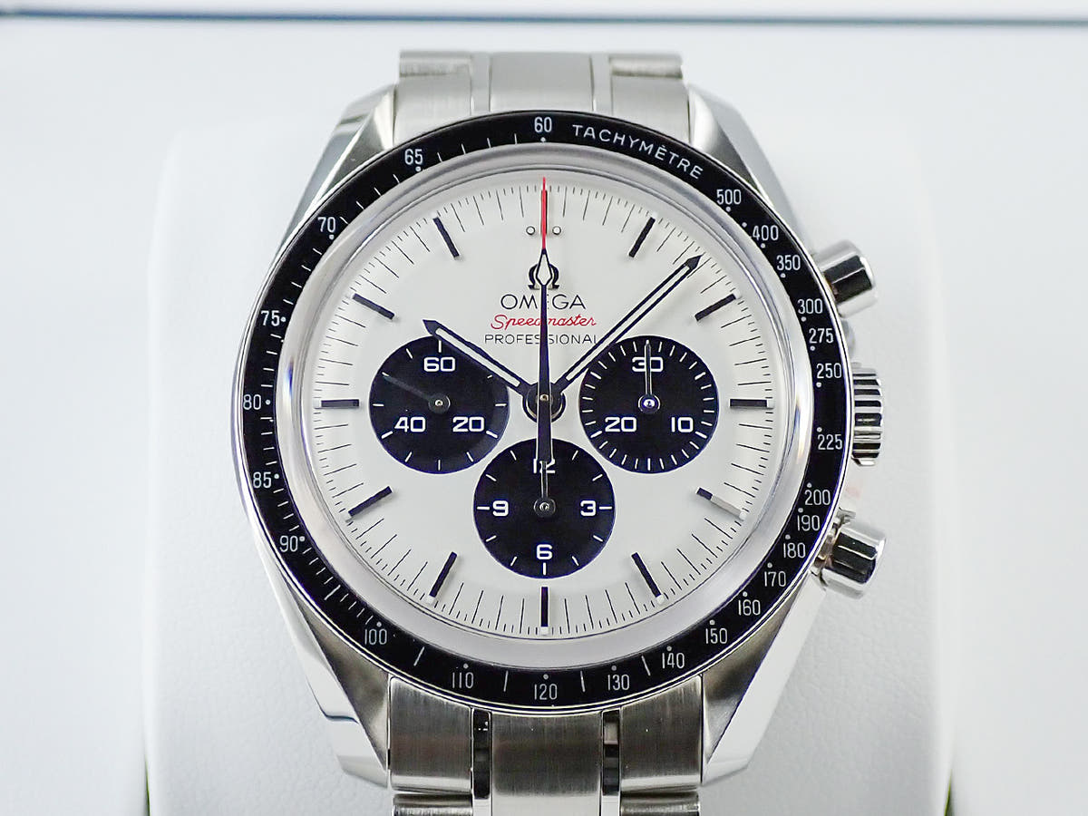 オメガ スピードマスター 記念モデル クロノグラフ 42MM Ref.522.30.42.30.04.001 シルバー文字盤 美品 4198H1TA