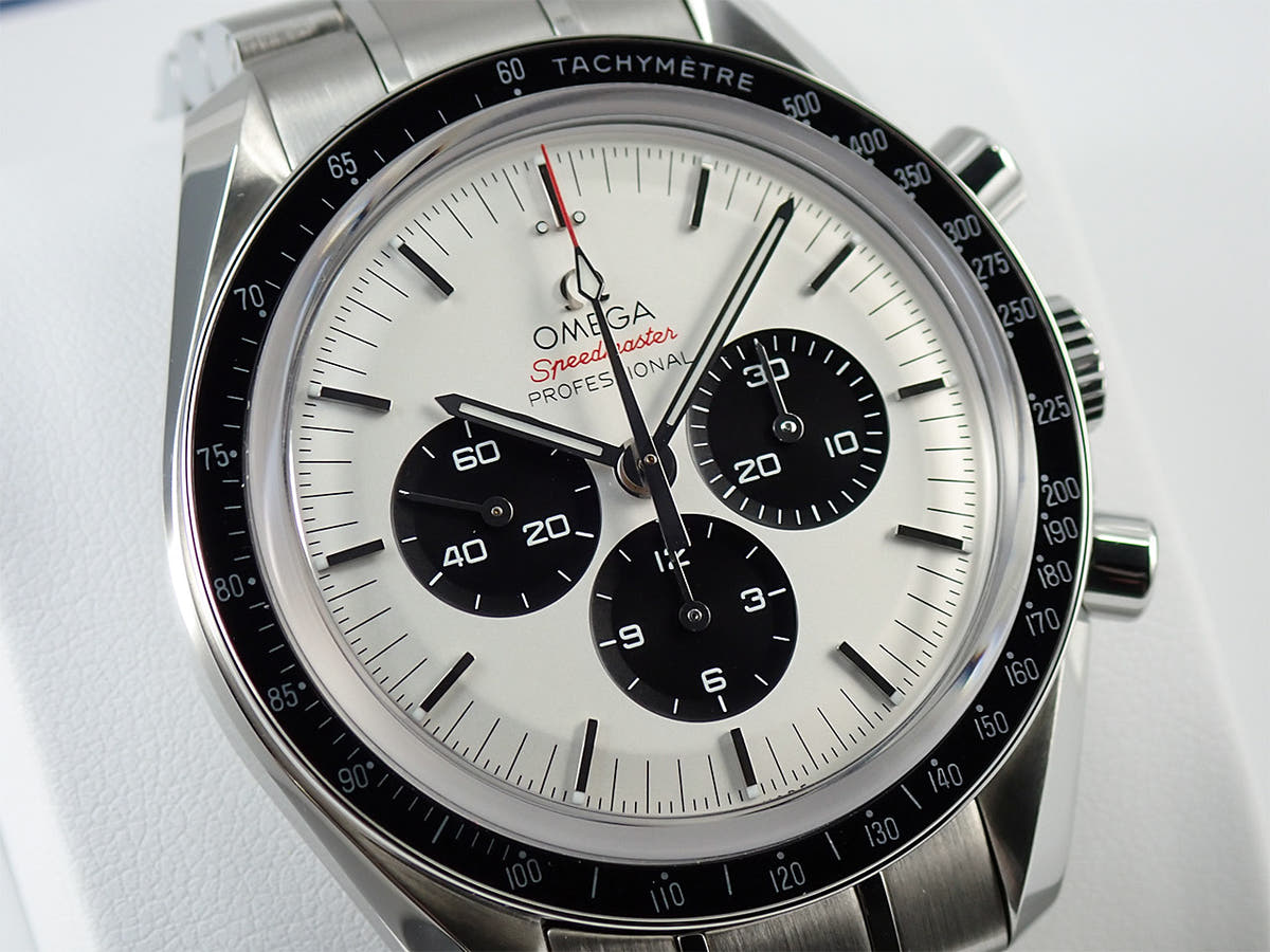 オメガ スピードマスター 記念モデル クロノグラフ 42MM Ref.522.30.42.30.04.001 シルバー文字盤 美品 4198H1TA