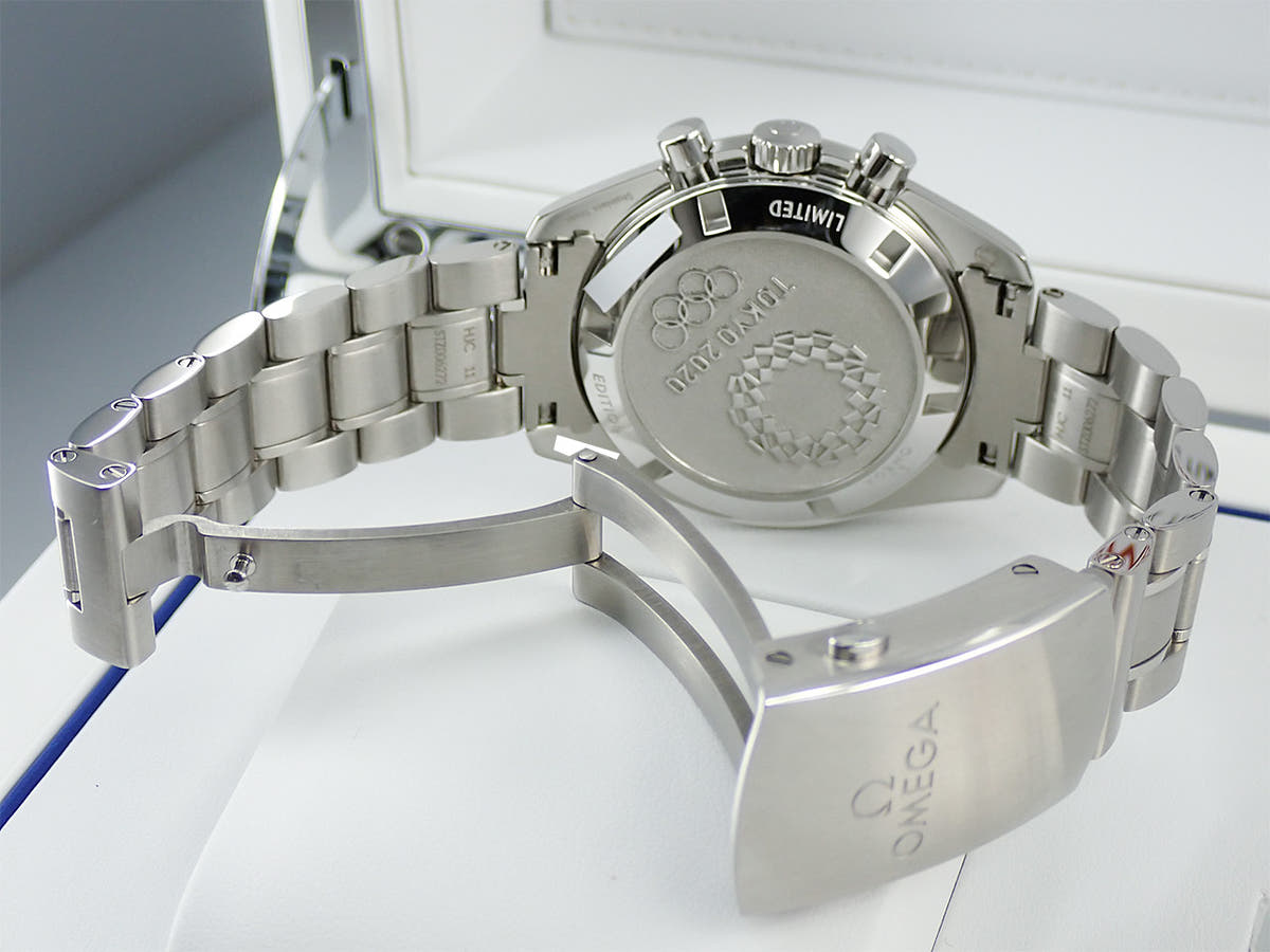 オメガ スピードマスター 記念モデル クロノグラフ 42MM Ref.522.30.42.30.04.001 シルバー文字盤 美品 4198H1TA