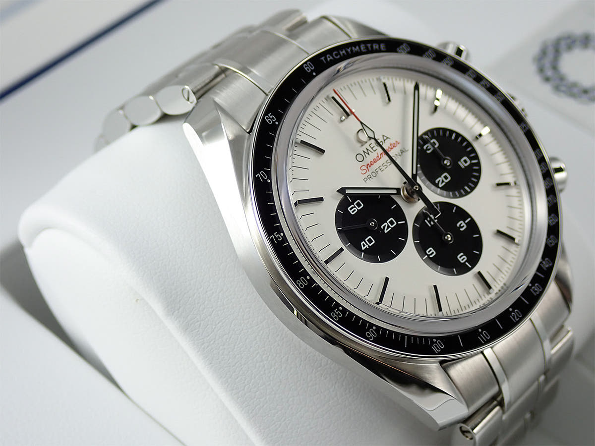 オメガ スピードマスター 記念モデル クロノグラフ 42MM Ref.522.30.42.30.04.001 シルバー文字盤 美品 4198H1TA