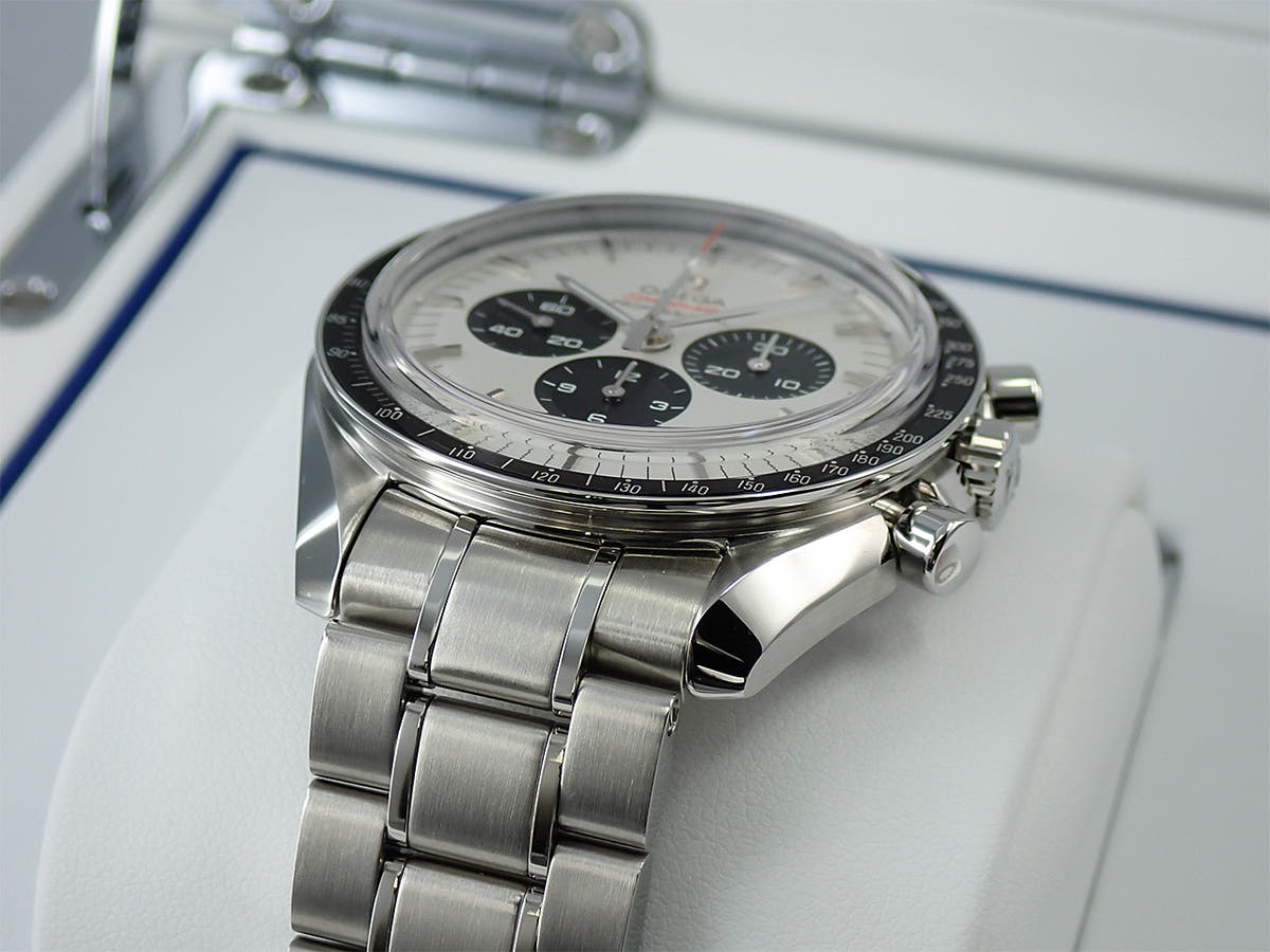 オメガ スピードマスター 記念モデル クロノグラフ 42MM Ref.522.30.42.30.04.001 シルバー文字盤 美品 4198H1TA