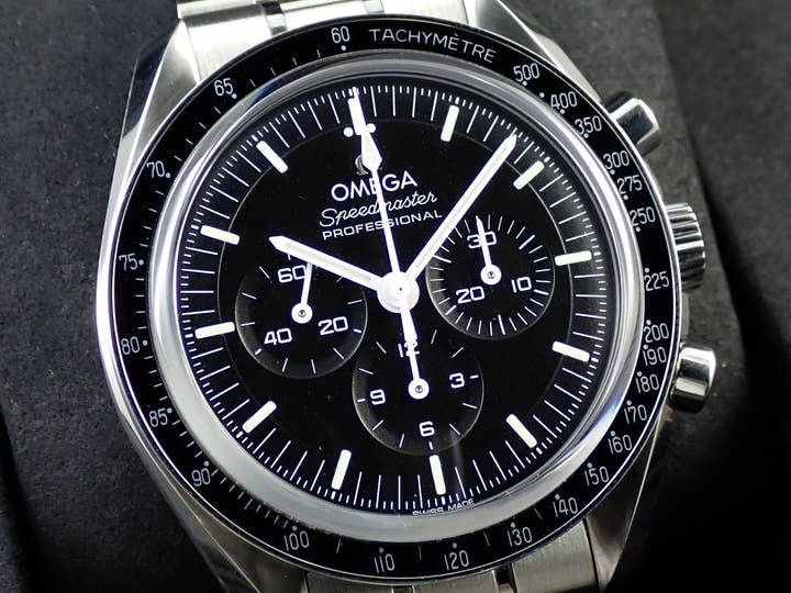 オメガ スピードマスター ムーンウォッチ プロフェッショナル Ref.310.30.42.50.01.002 ブラック文字盤 中古 5RZ4UPCA