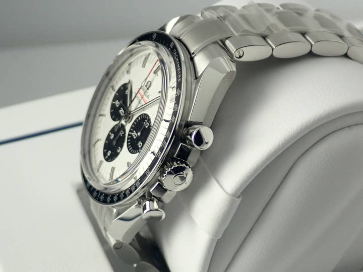 オメガ スピードマスター 記念モデル クロノグラフ 42MM  東京2020リミテッドエディション Ref.522.30.42.30.04.001 シルバー文字盤 未使用 K3370883