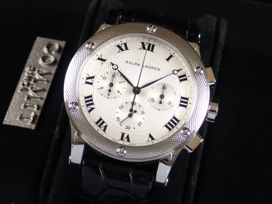 Ralph Lauren Sporting Ref.R0240702 Silver Dial Used sporting