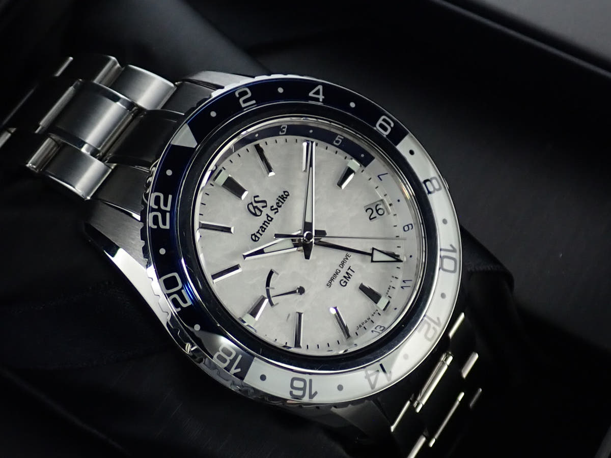 グランドセイコー GMT 20周年記念限定モデル Ref.SBGE275 シュカブラ文字盤 中古 27UVKCJK