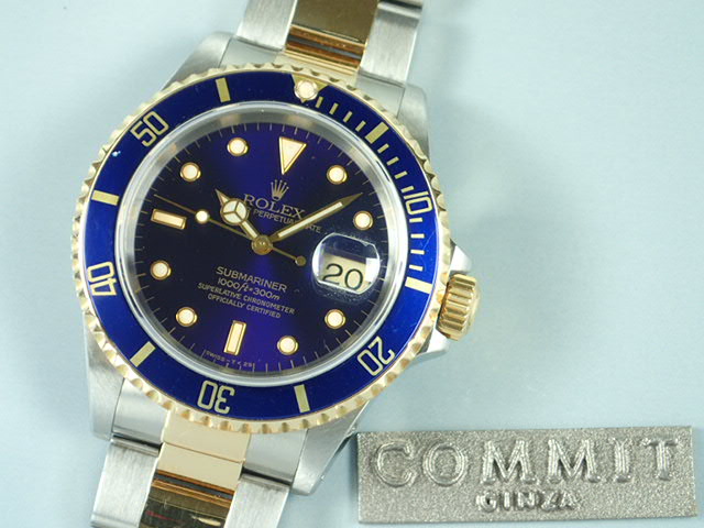 Rolex Submariner combination model blue sub E serial