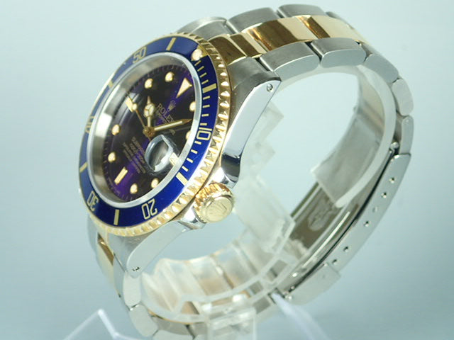 Rolex Submariner combination model blue sub E serial