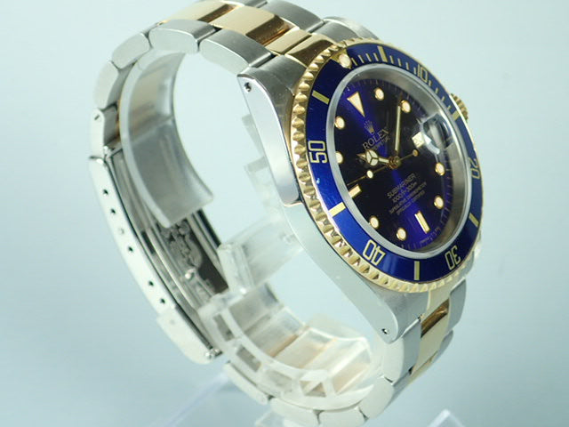 Rolex Submariner combination model blue sub E serial