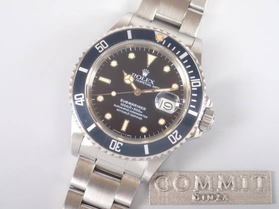 ロレックス サブマリーナー Ref.16800 ブラック文字盤 中古 submariner-10