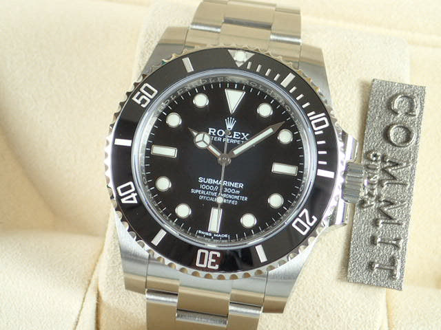 ロレックス サブマリーナー Ref.114060 ブラック文字盤 未使用 submariner-112