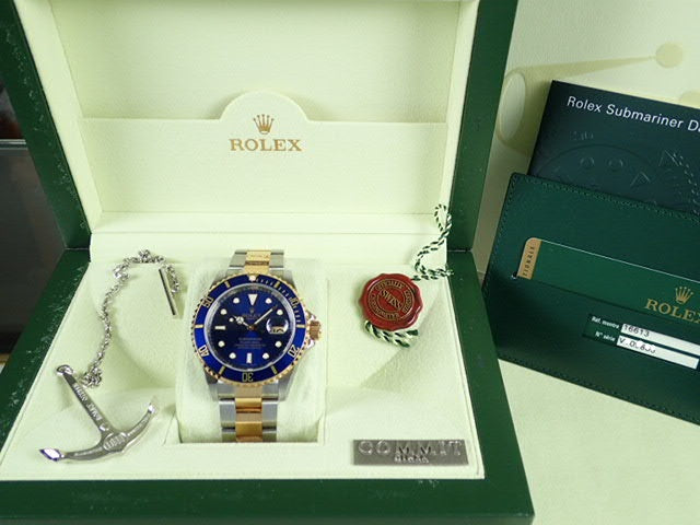 Rolex Submariner combination model blue sub V serial number [good condition]