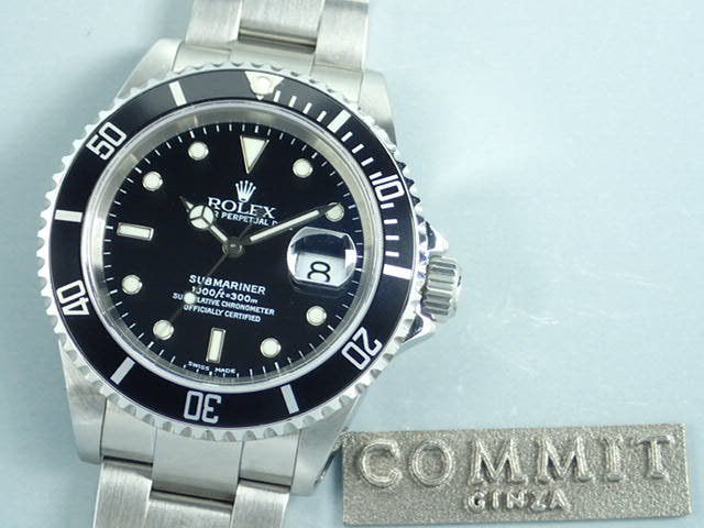 ロレックス サブマリーナー Ref.16610 ブラック文字盤 中古 submariner-145